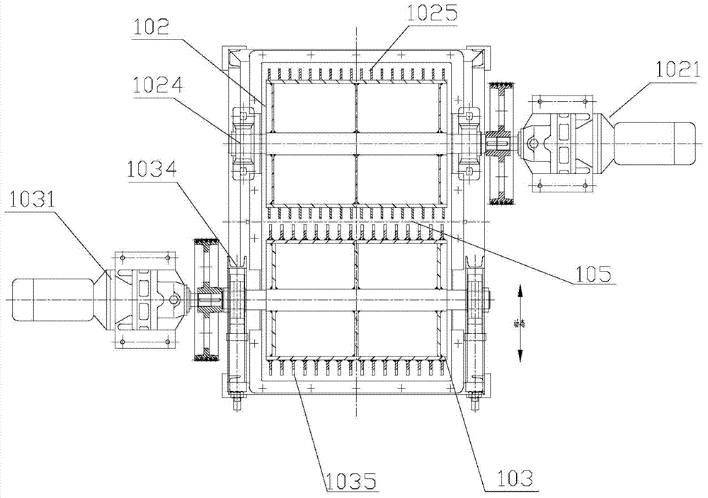 Efficient crushing device