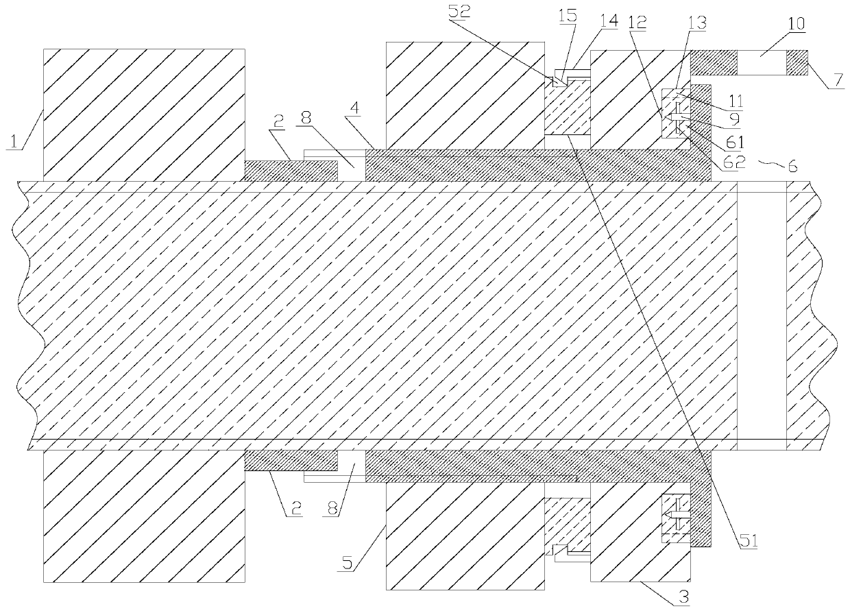 Anti-loosening subway rail nut