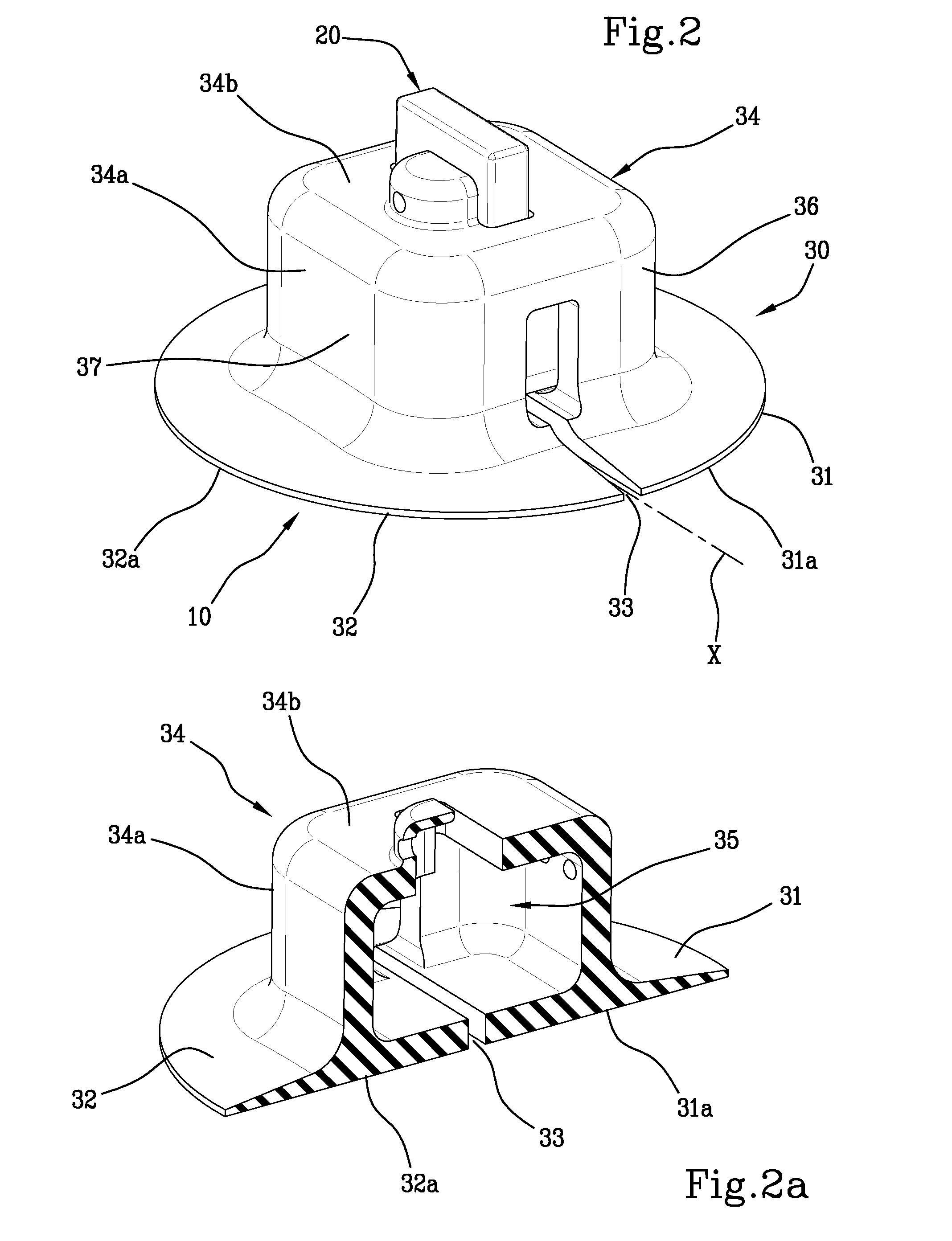 Monitoring device for tyres for vehicle wheels, tyre for vehicle wheels provided with said monitoring device, and method for installing an electronic unit in said tyre