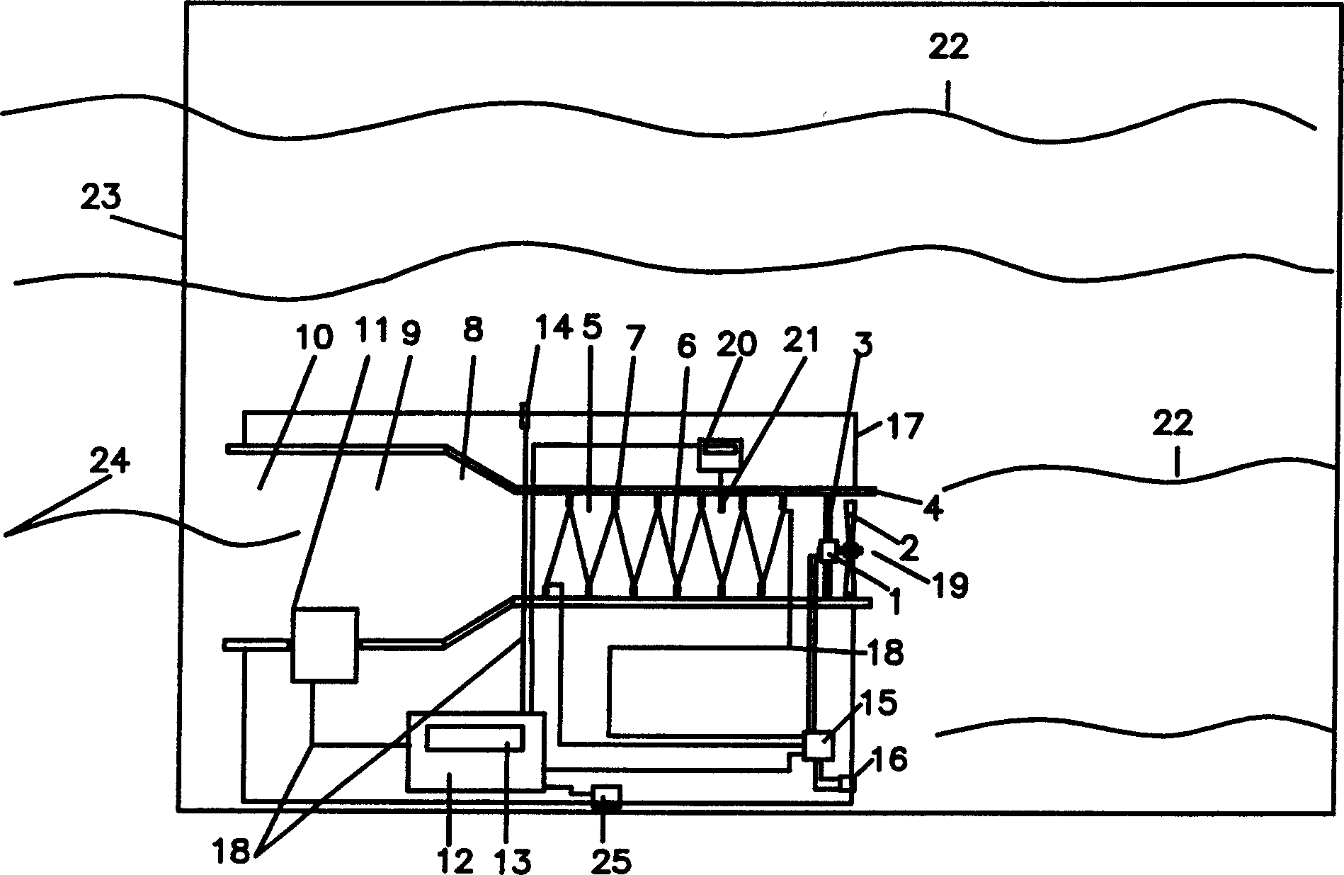 Method for on-site detecting and metering fume discharge total amount and fume concentration on-site detecting and metering instrument