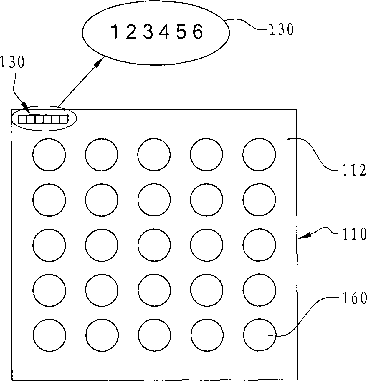 Semiconductor encapsulation structure having substrate identification code and manufacturing method thereof