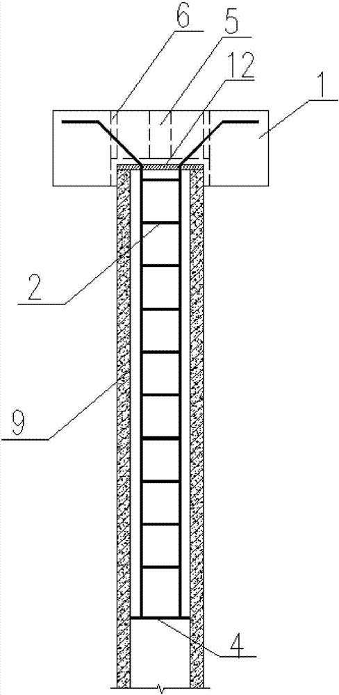 Prefabricated bearing platform with joint bar grouted core and construction process of prefabricated bearing platform