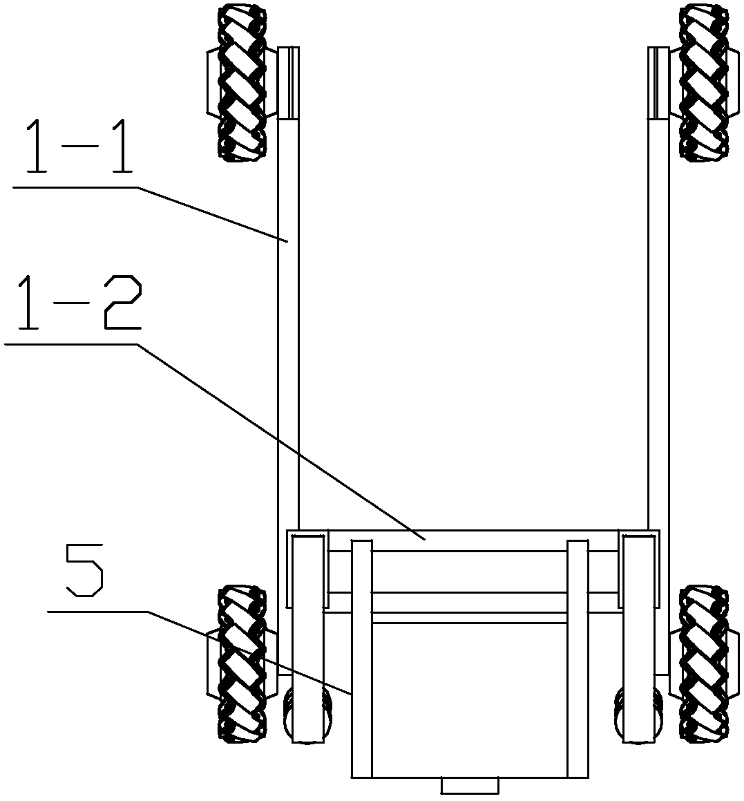 Omni-directional rollator driven by mecanum wheels