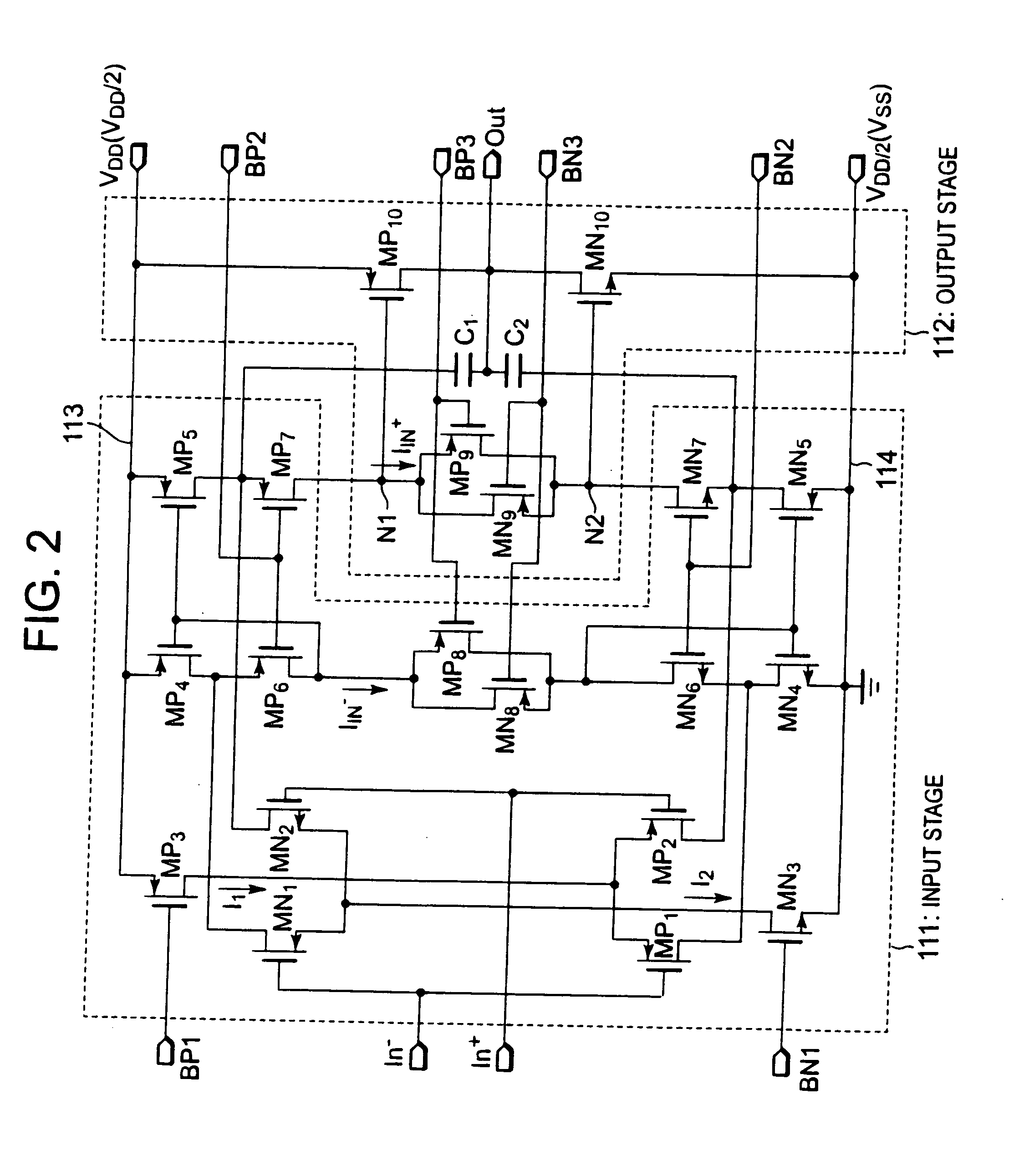 Operational amplifier circuit and display panel driving apparatus