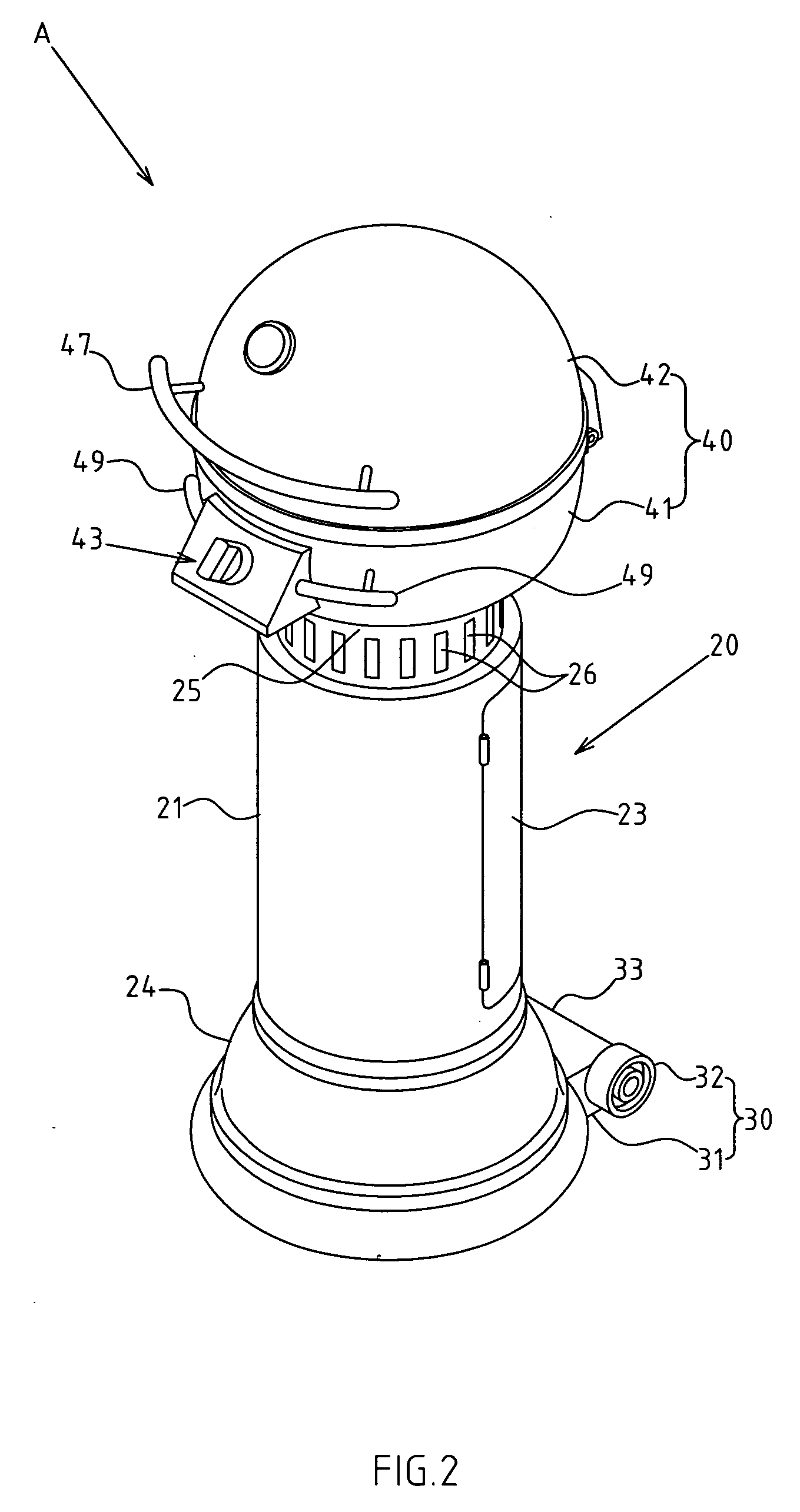 Grill structure