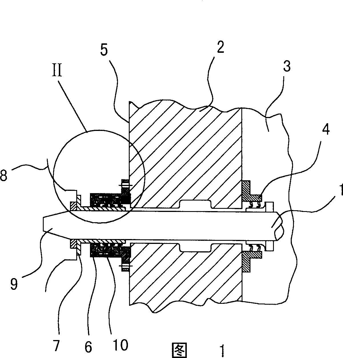 Sealed device for drive-shaft