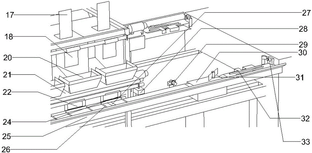 Automatic collecting and marking device for cage-rearing meat duck breeding information