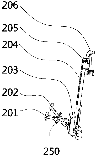 Tunnel light cleaning and replacing device and construction method thereof