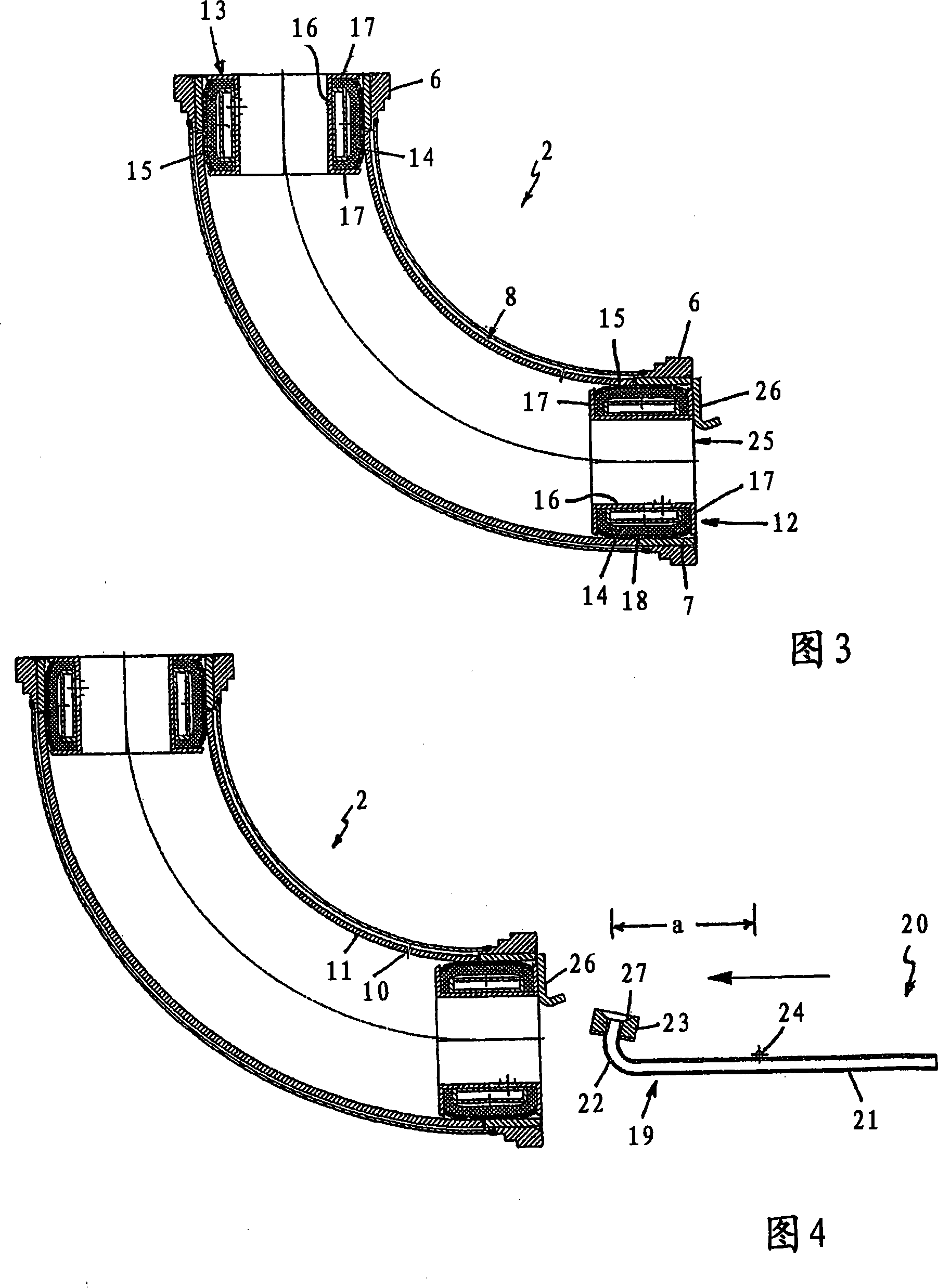 Elbow pipe and method for producing an elbow pipe