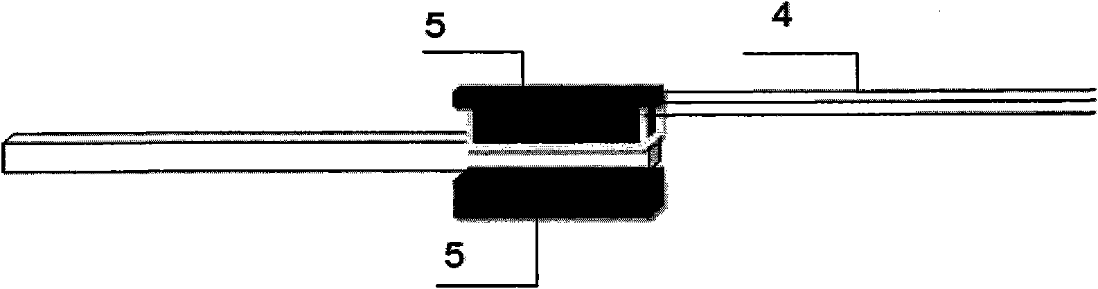 Implanted piezoelectric ceramic microphone and manufacturing method thereof