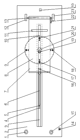 Tilting testing device for measuring anisotropy of sliding friction angle of rock joint surface
