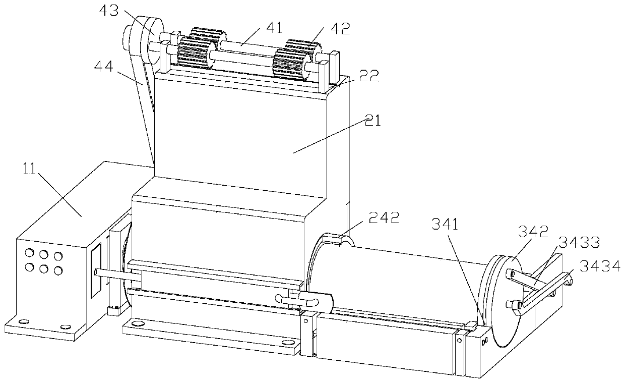 Automatic machining equipment for water distribution pipe of cooling tower