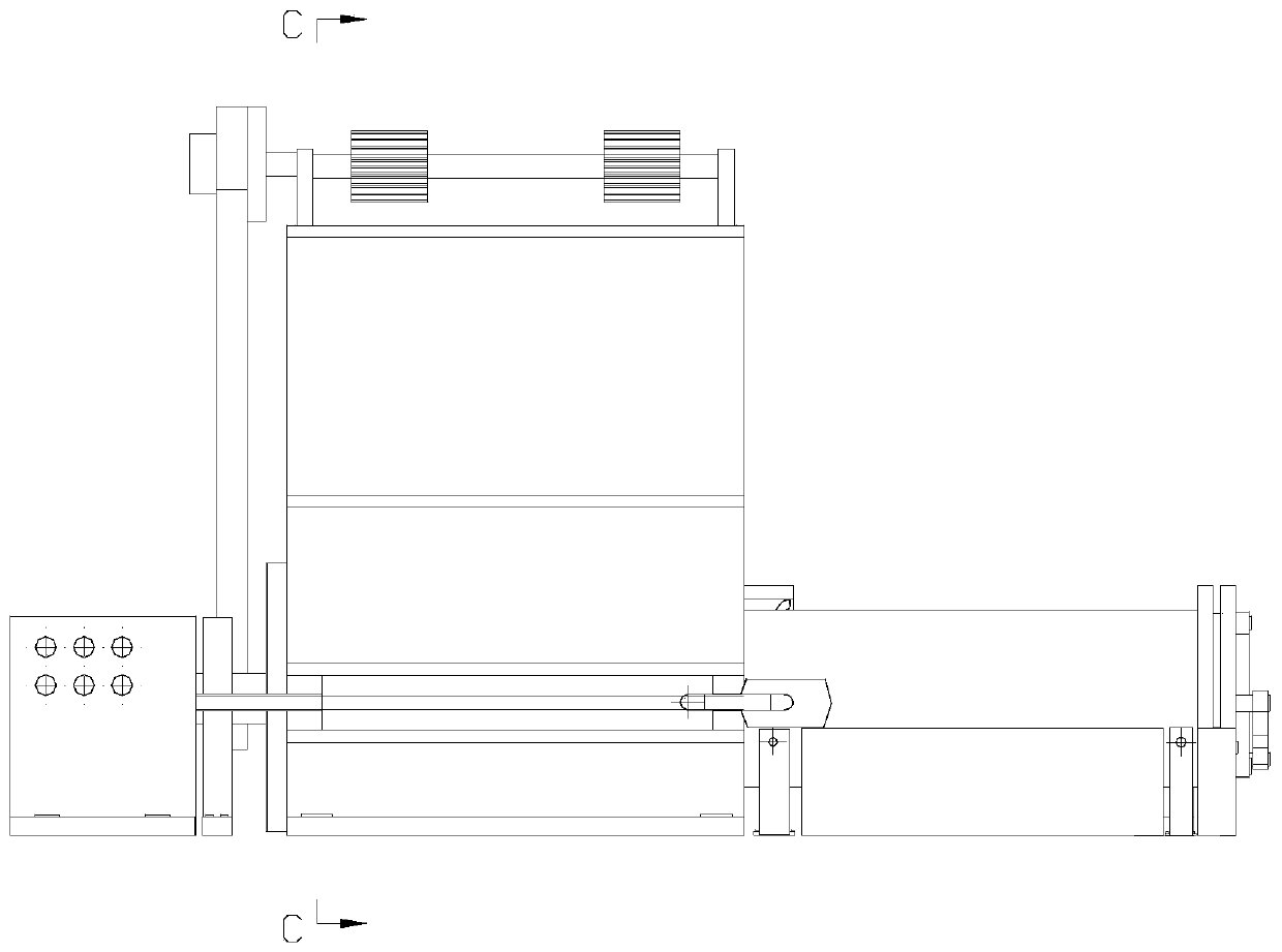 Automatic machining equipment for water distribution pipe of cooling tower