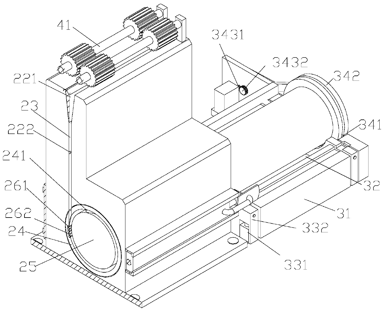 Automatic machining equipment for water distribution pipe of cooling tower