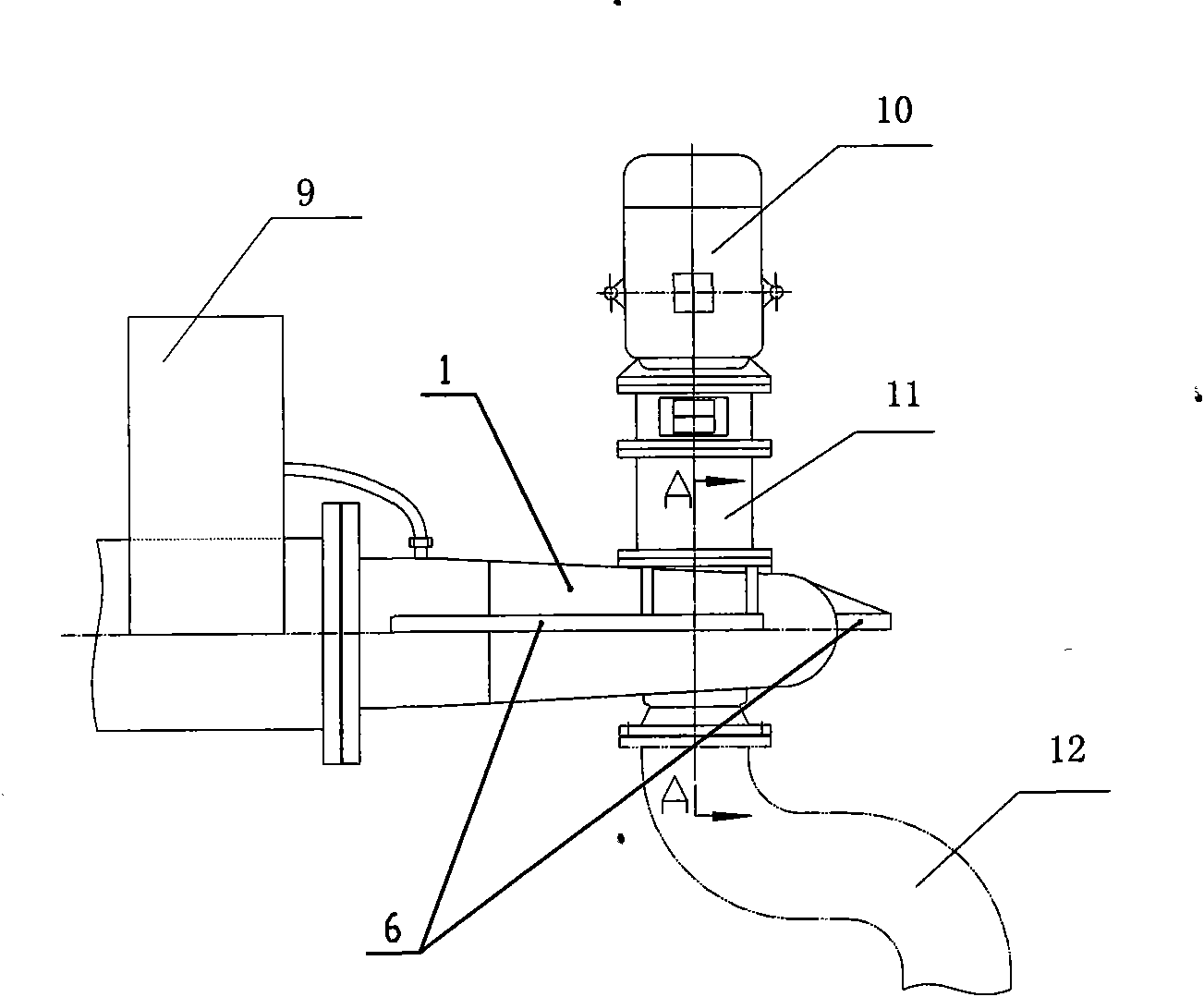 Turbine parallel multiple-suction single-discharge vertical-type lifting pump