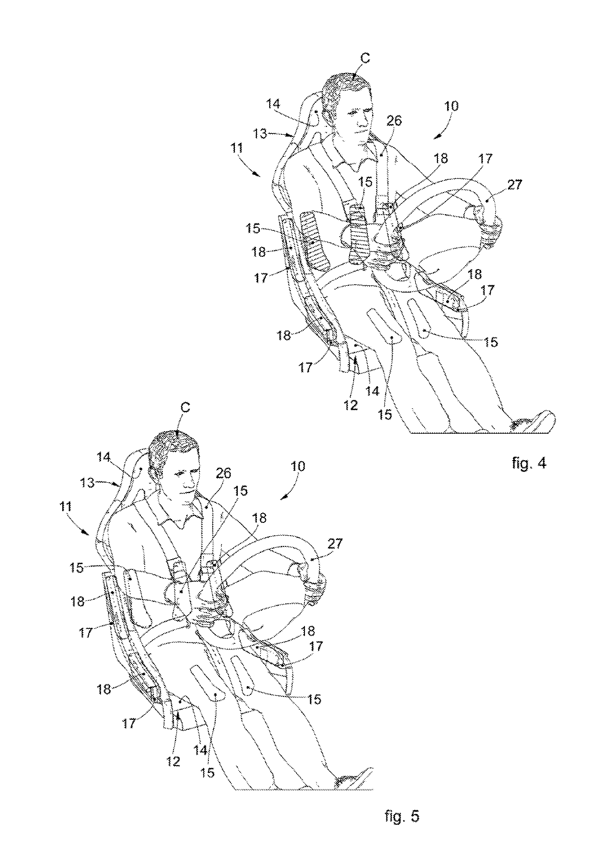 Apparatus to simulate driving and corresponding method