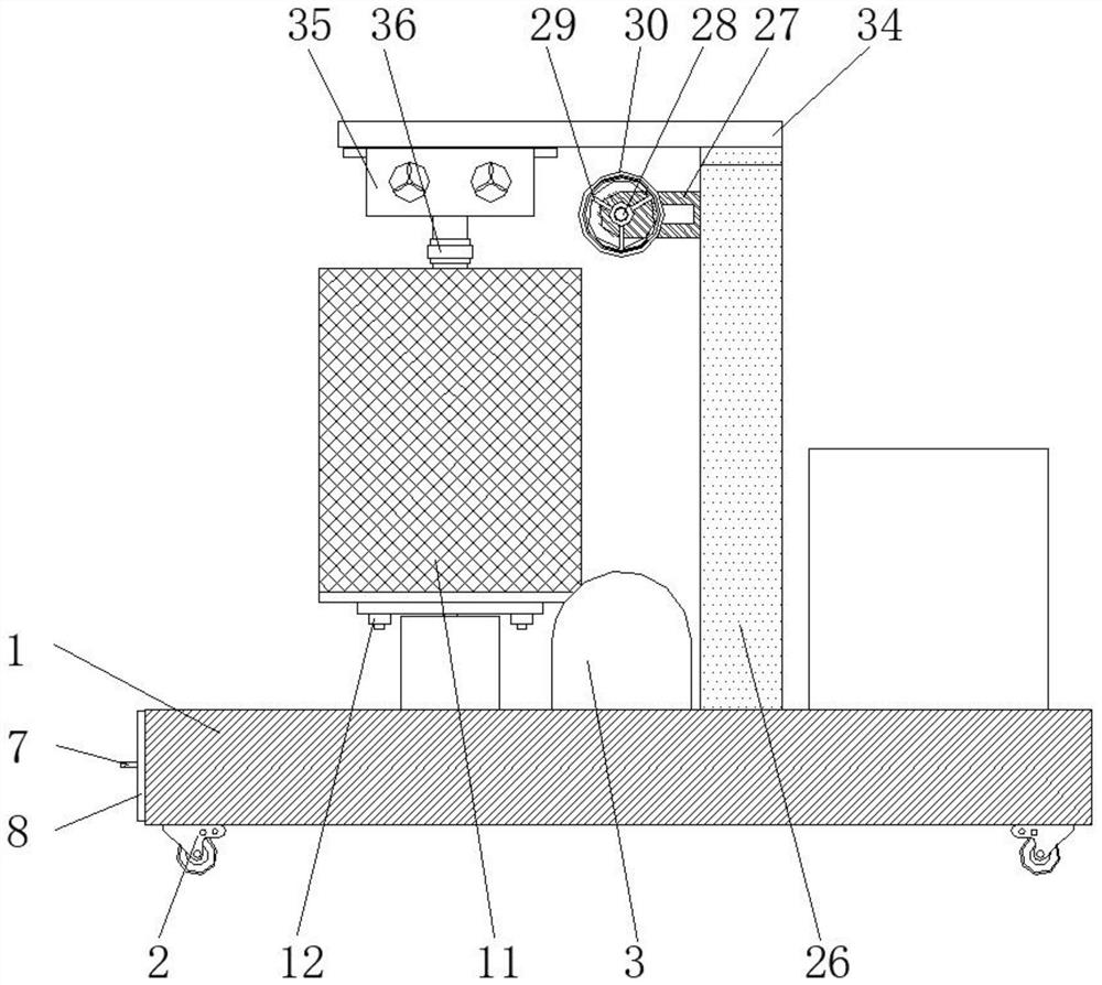 Wadding removing device for non-woven fabric processing