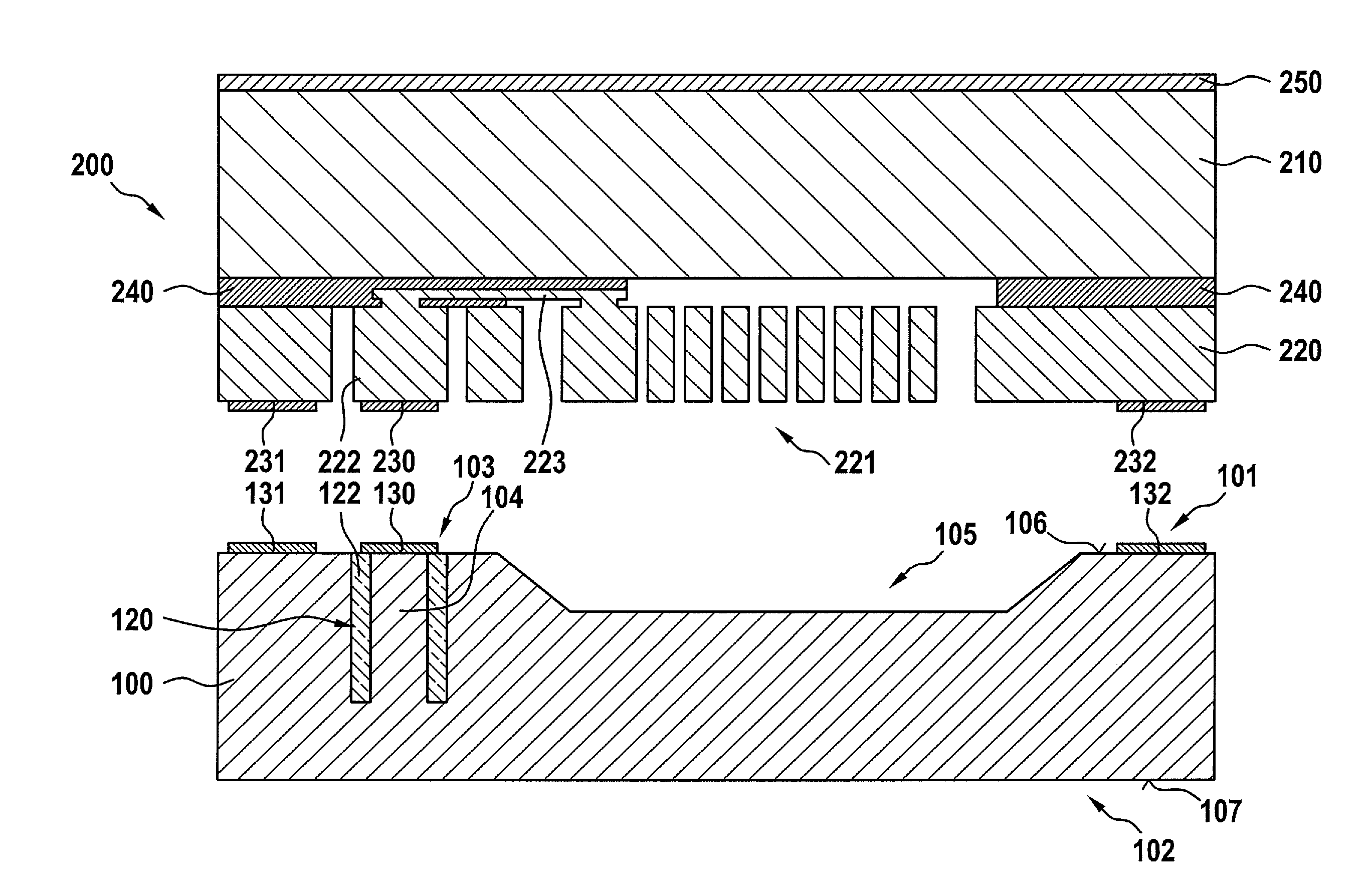 Method for manufacturing a component having an electrical through-connection