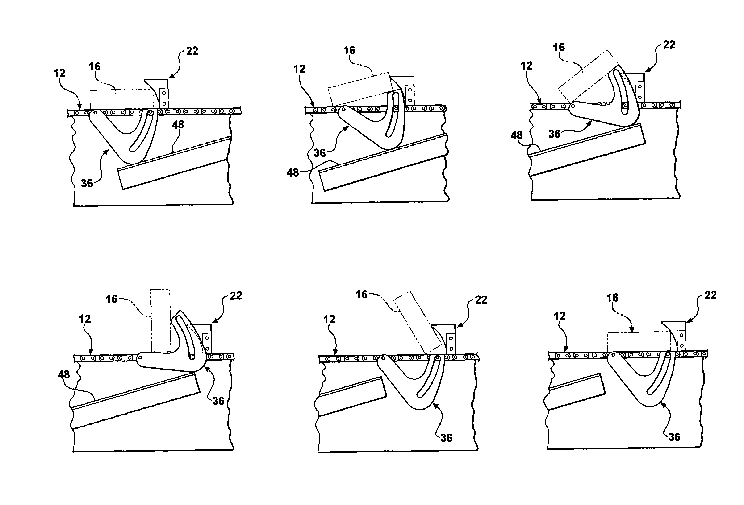 High speed turnover apparatus and method