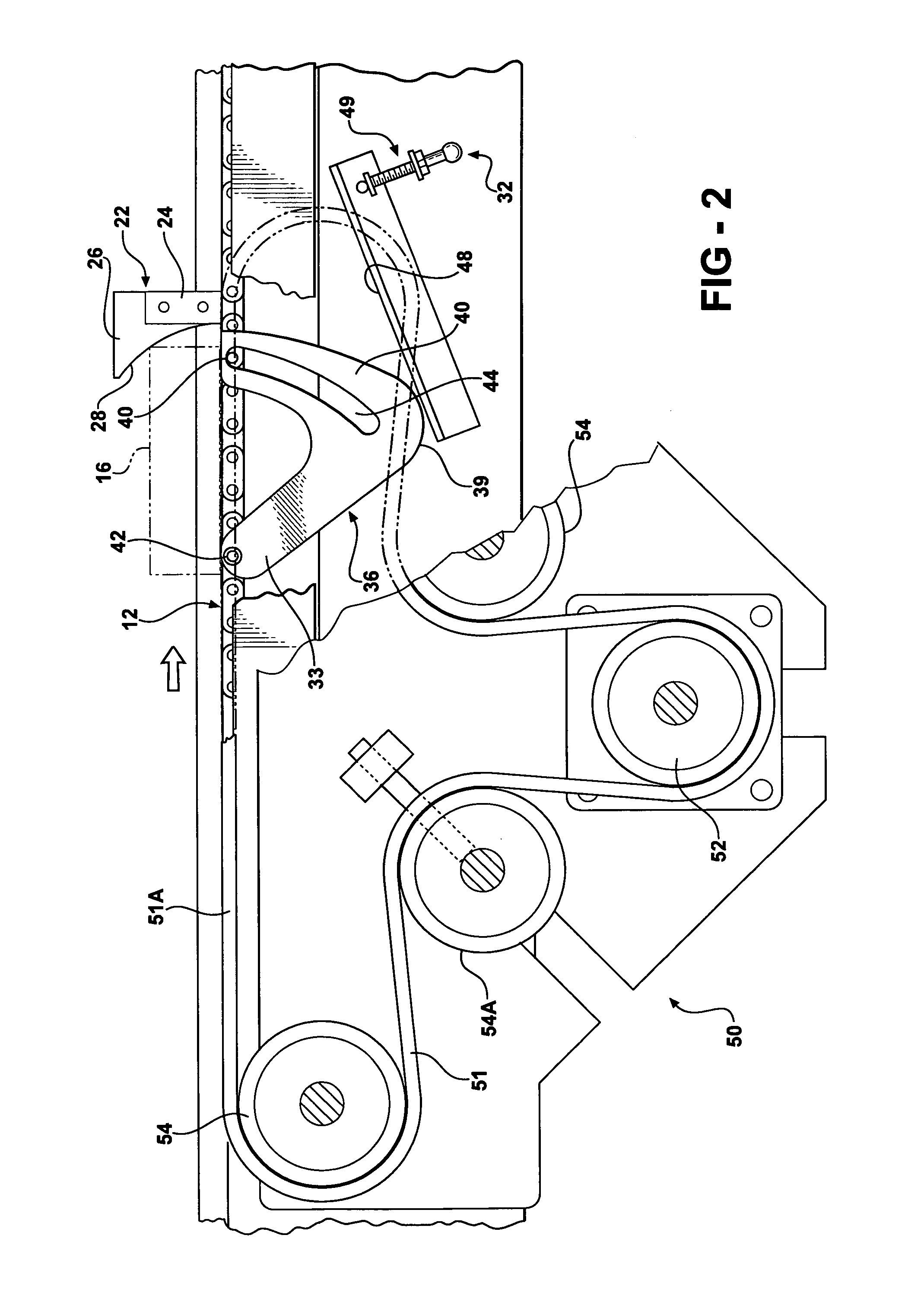 High speed turnover apparatus and method