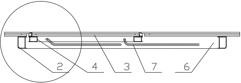 Outer flat and inner hidden sliding window for passenger car