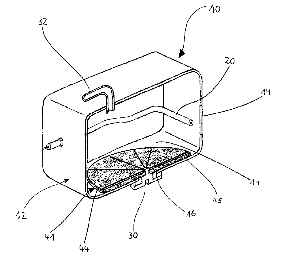 Electric household appliance and device for removing lime scale from a boiler of such an electric household appliance