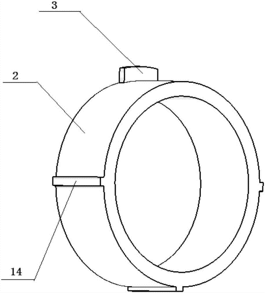 Treatment casing with adjustable grooving width of centrifugal air compressor