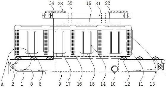 Anti-corrosion and derusting device with oil injection function for spring processing