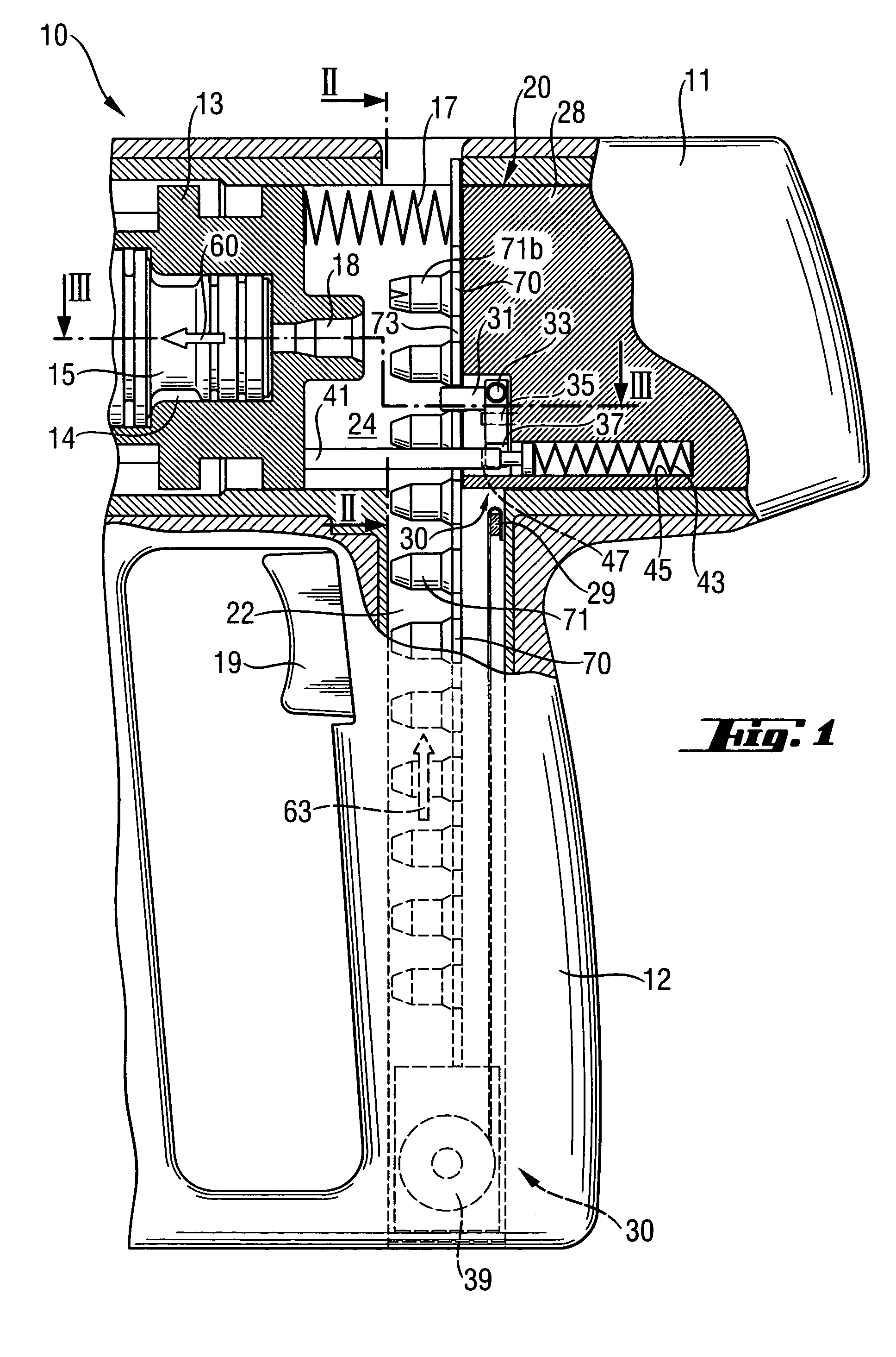 Combustion power-operated setting tool