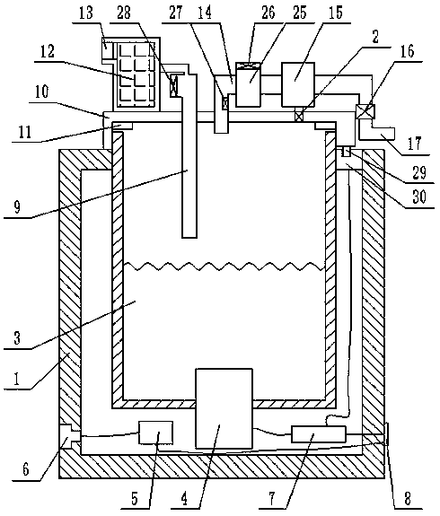 Microparticle sound absorbing atomization device