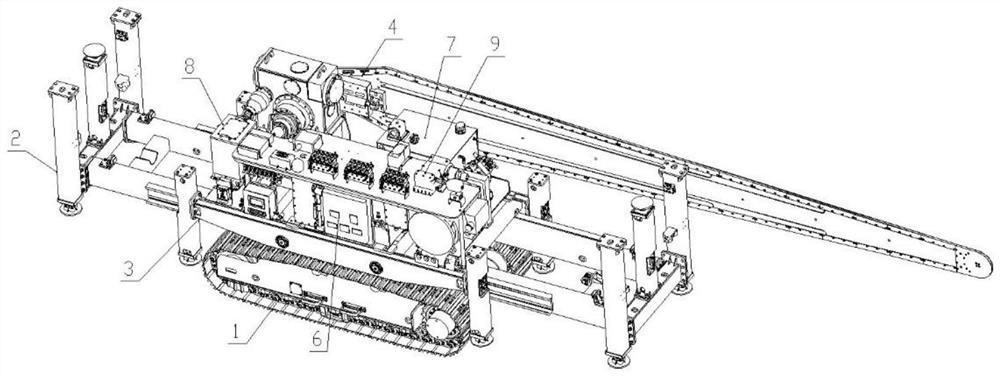 Chain arm saw type top cutting pressure relief device