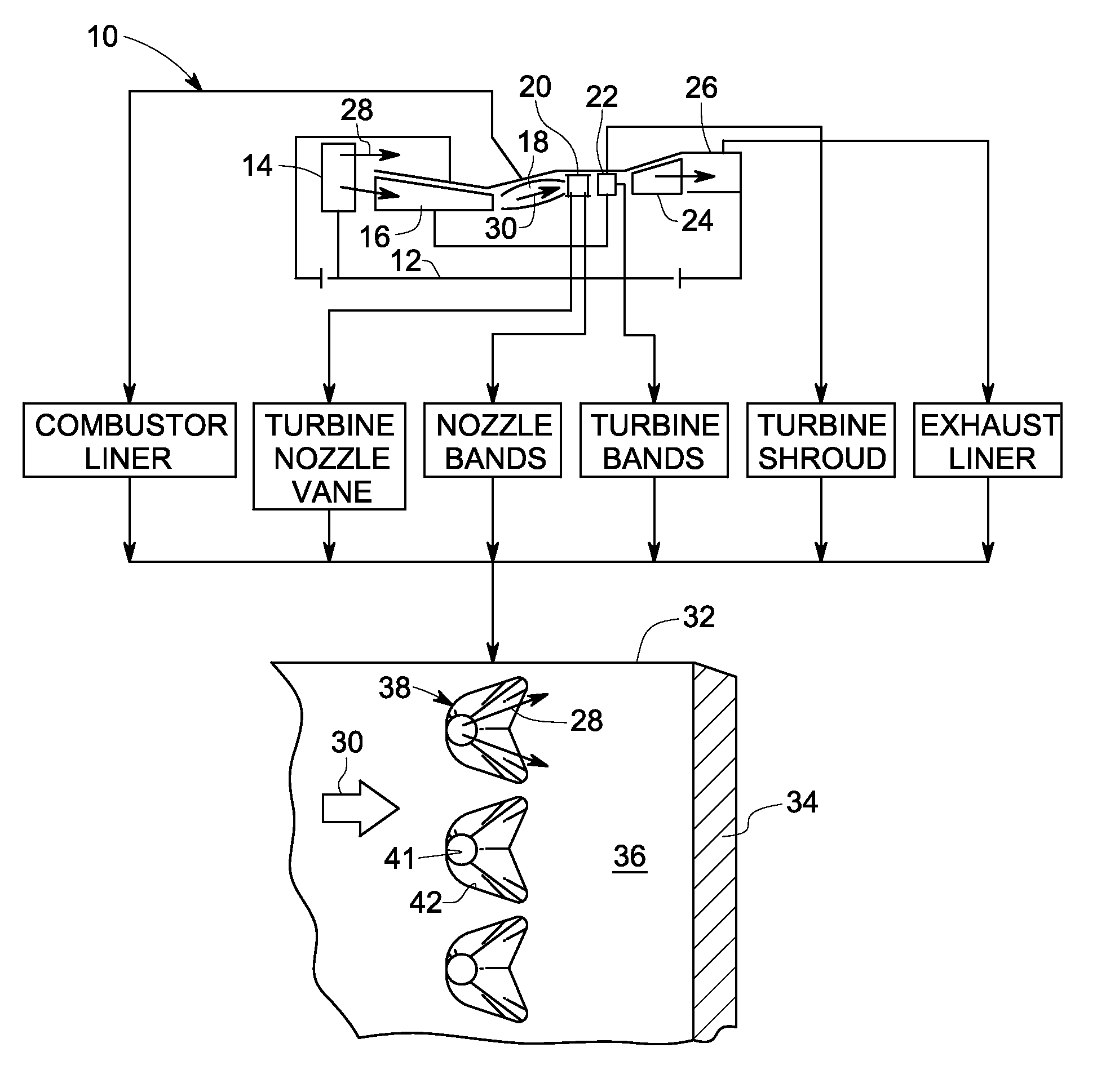 System and method for improved film cooling