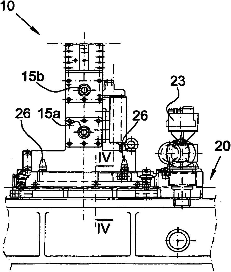 Device and method for positioning and blocking steady rests for rolling milly cylinders in grinding machines and grinding machines employing the same