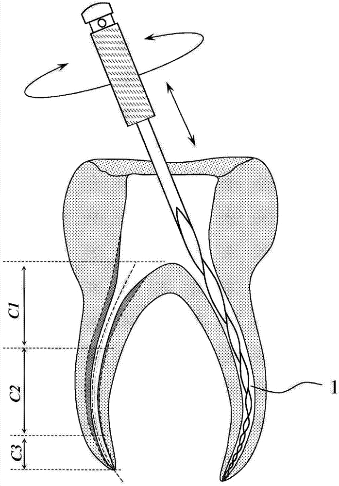 Nickel titanium alloy gradient flexible root canal file and making method thereof