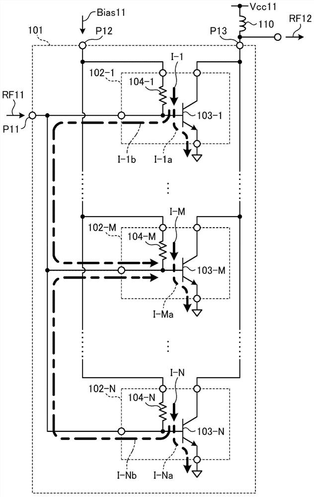 Multi-finger transistor and power amplifier circuit