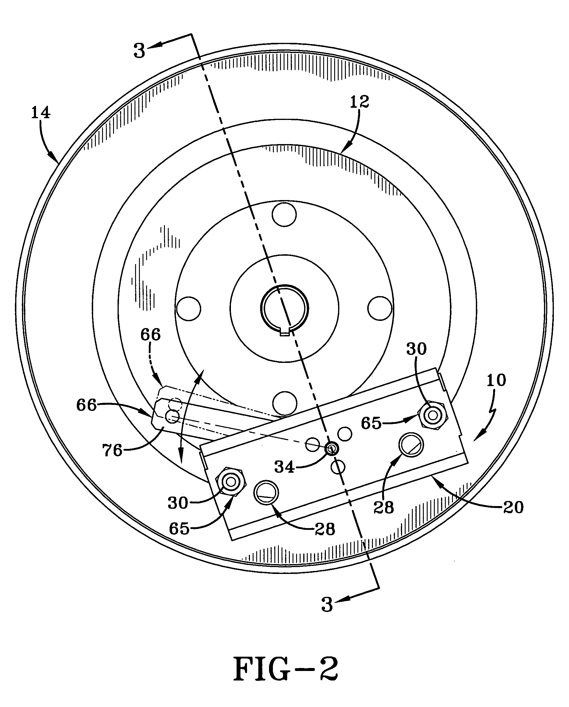 Ball ramp caliper brake