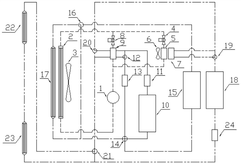 A multi-mode temperature management system for hybrid electric vehicles