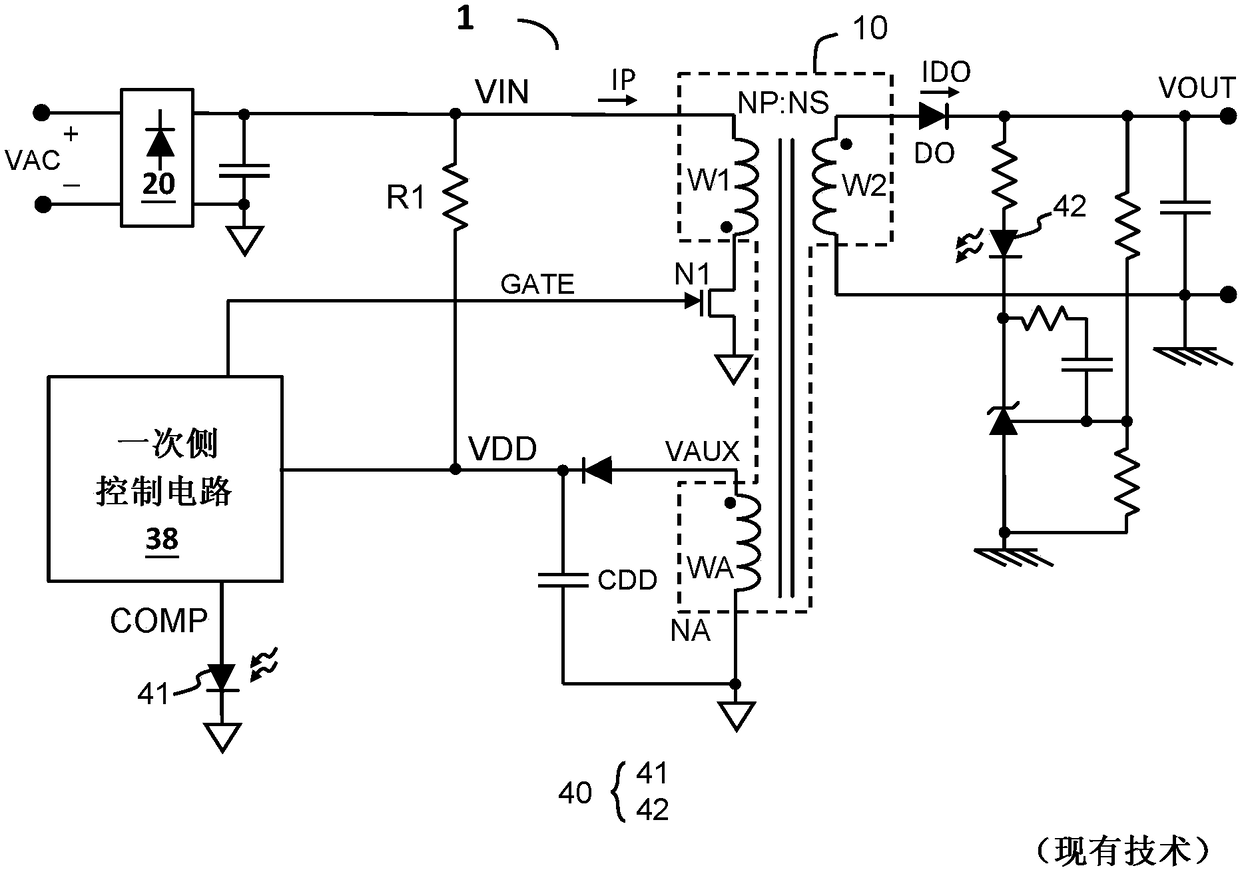 Flyback power converter circuit and high voltage start-up circuit thereof
