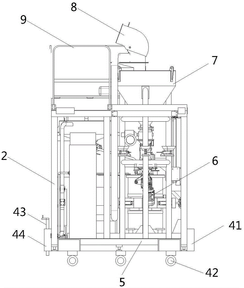 Experimental apparatus for curing and proportioning depositing silt in channel