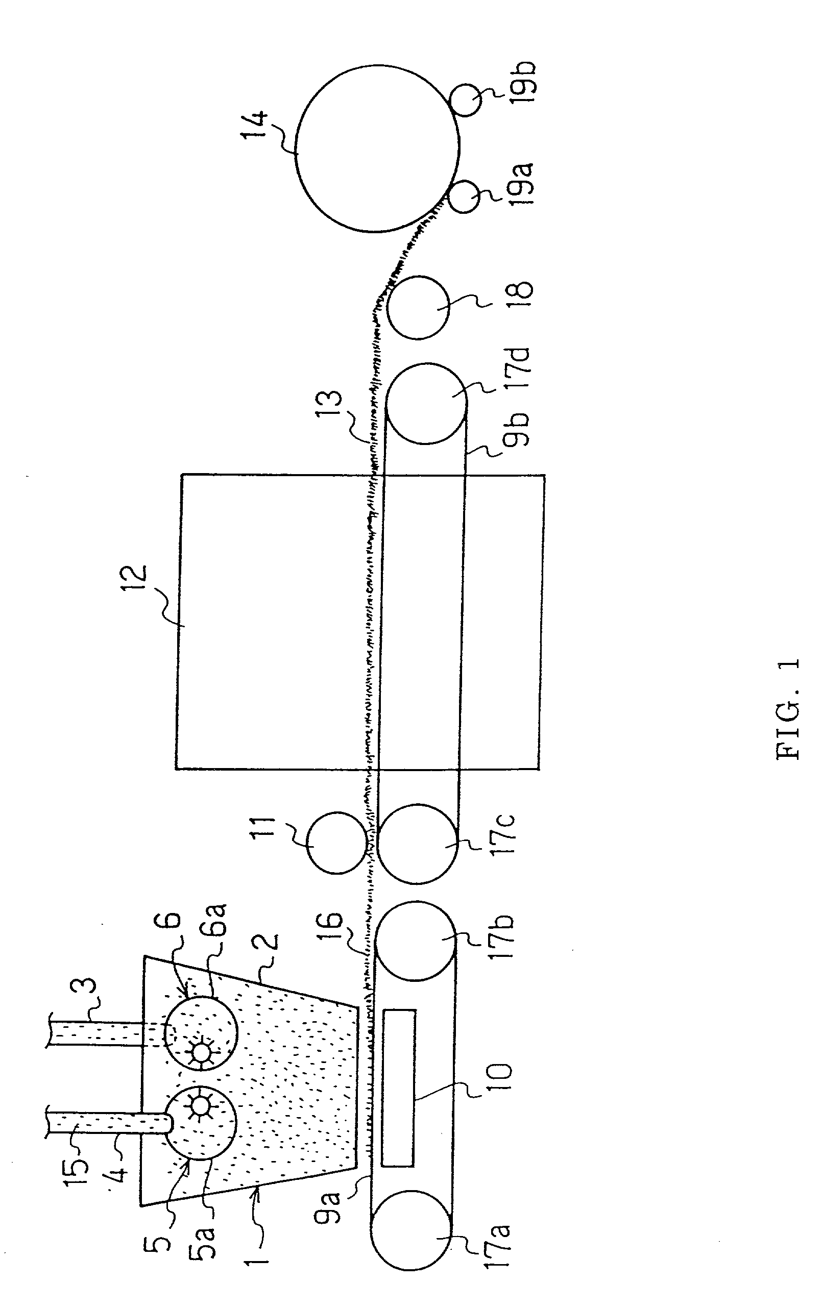 Non-woven fabric comprising staple fibers and an absorbent article using the same