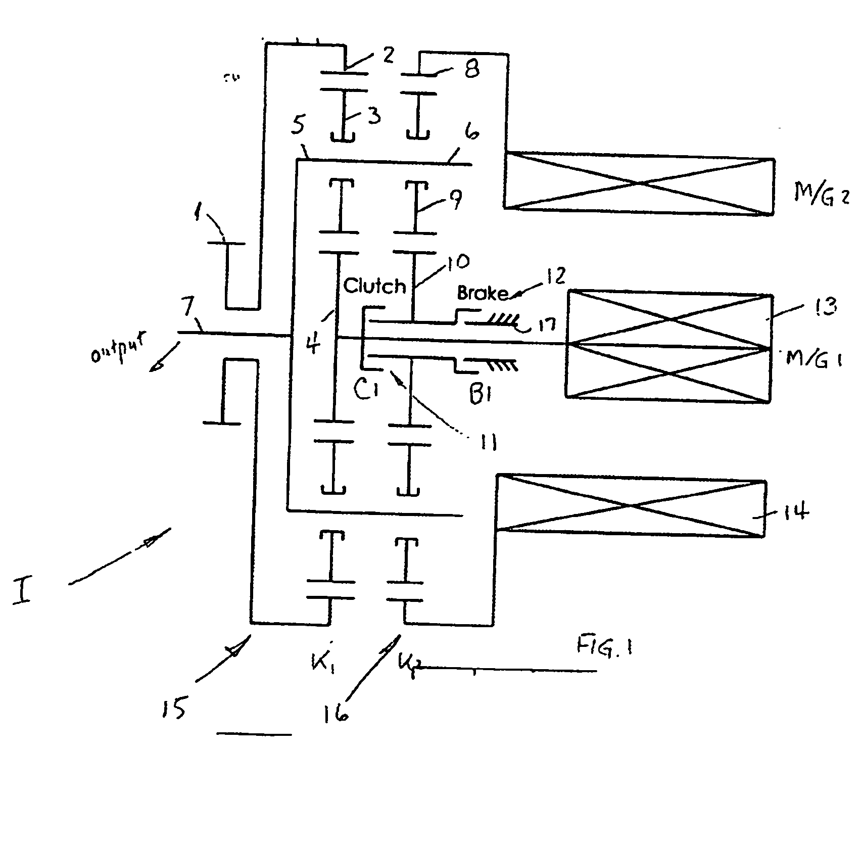 Method and apparatus for power flow management in electro-mechanical transmissions