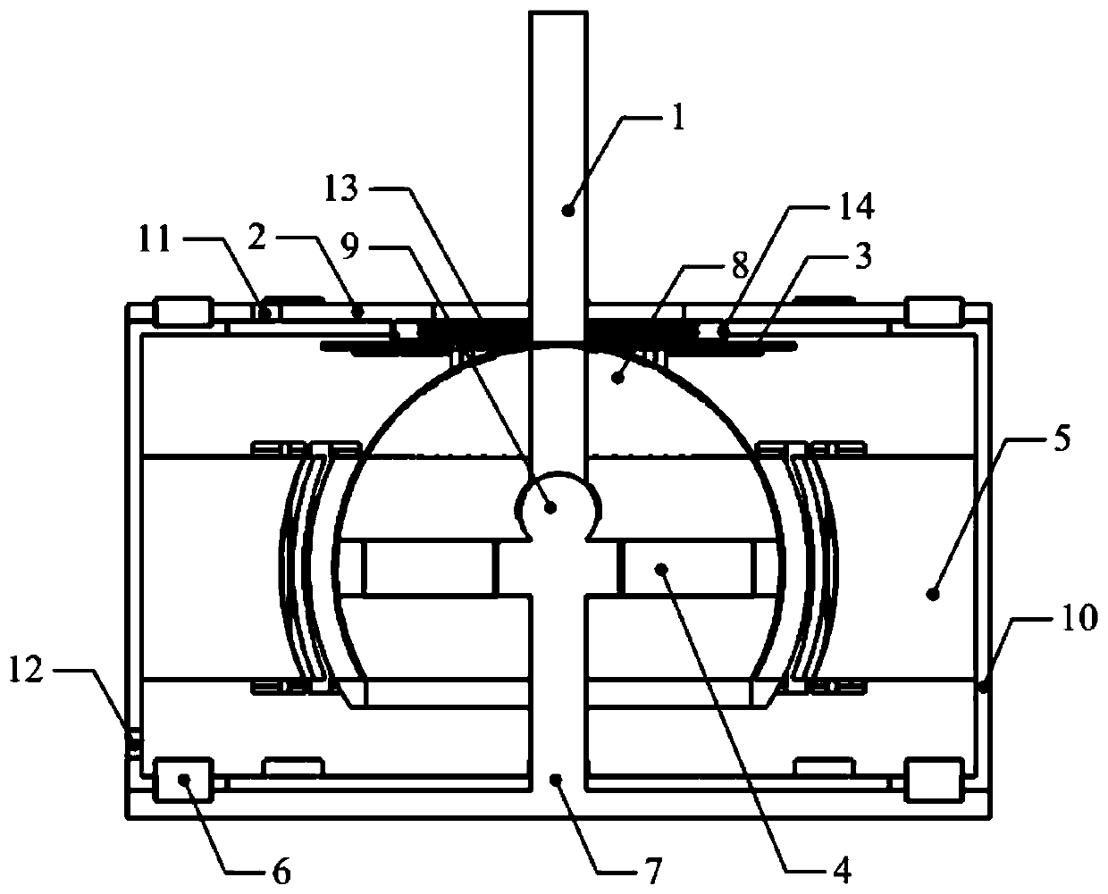 Electromagnetic piezoelectric hybrid drive multi-degree-of-freedom motor