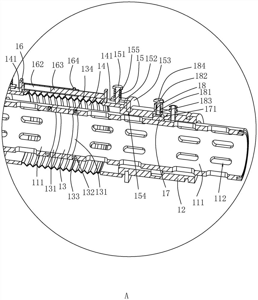 Spraying device for steel-wood combined shed frame