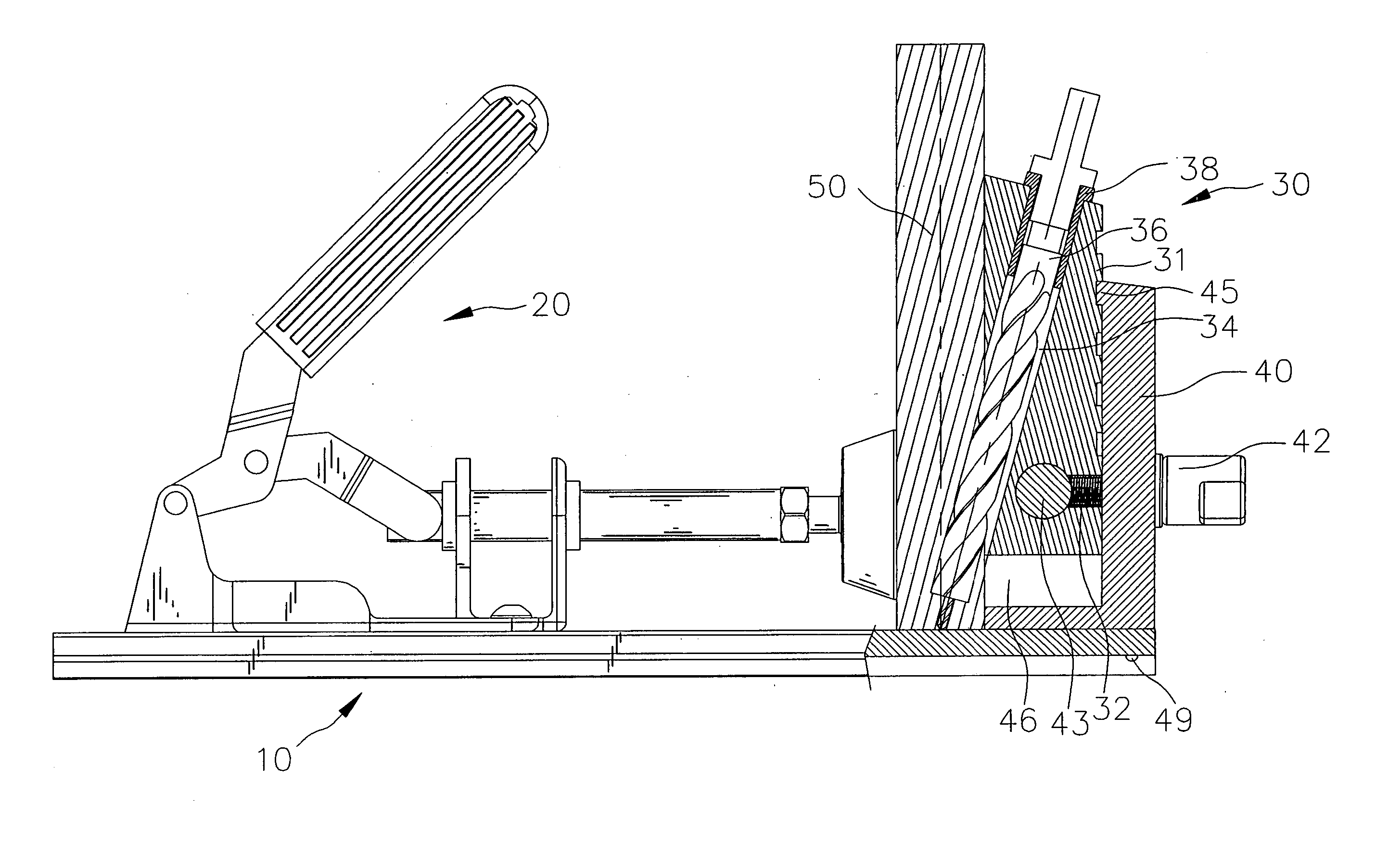 Wood-drilling apparatus