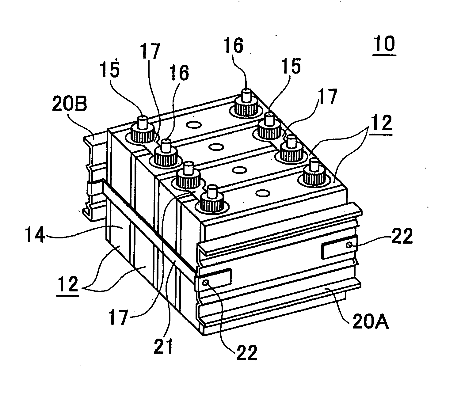 Assembled battery, manufacturing method of the same, and vehicle provided with assembled battery