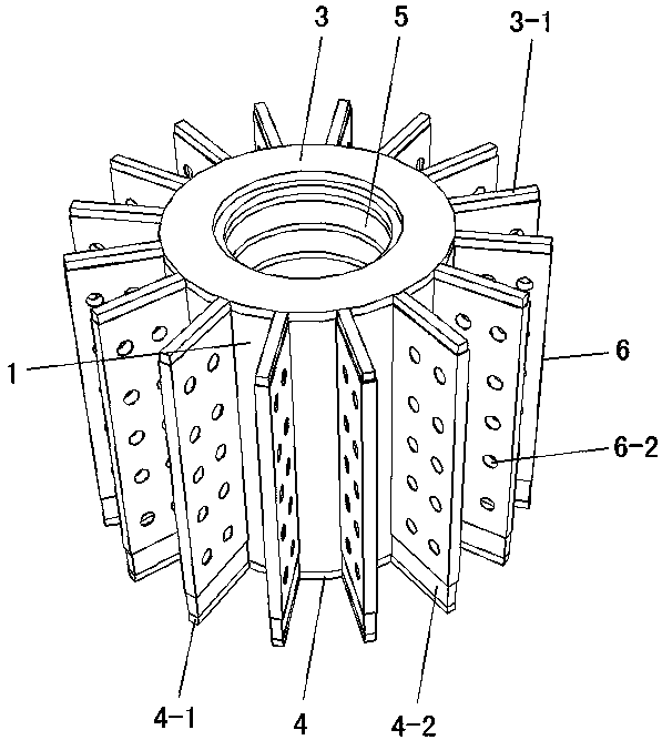 Novel LED lamp heat dissipation structure