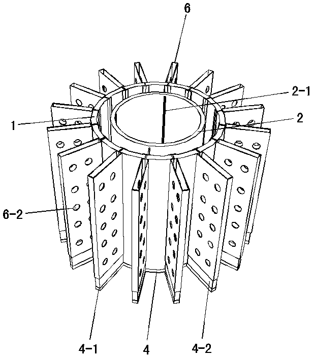 Novel LED lamp heat dissipation structure