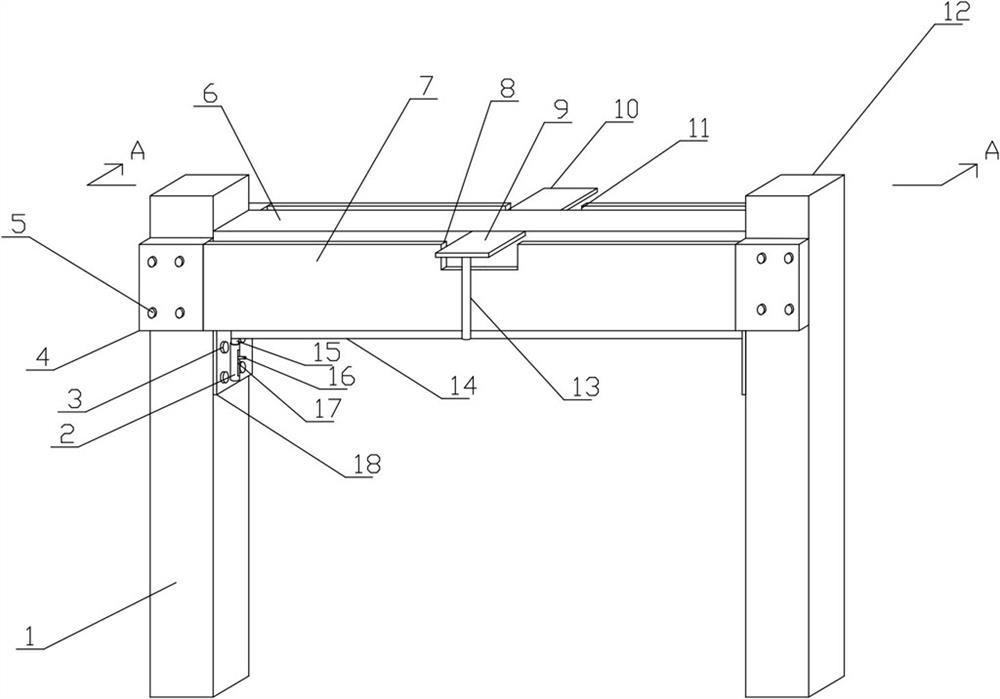 Steel structure for concrete reinforcement