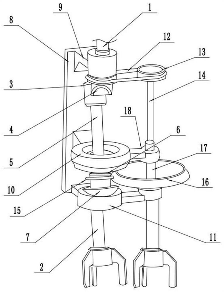 Geological logging device based on drilling energy spectrum