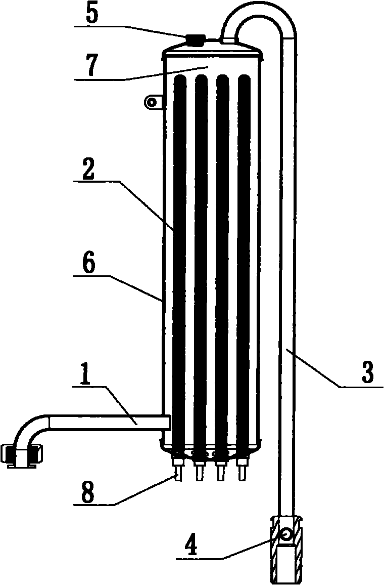 Red copper electric hot water heating device